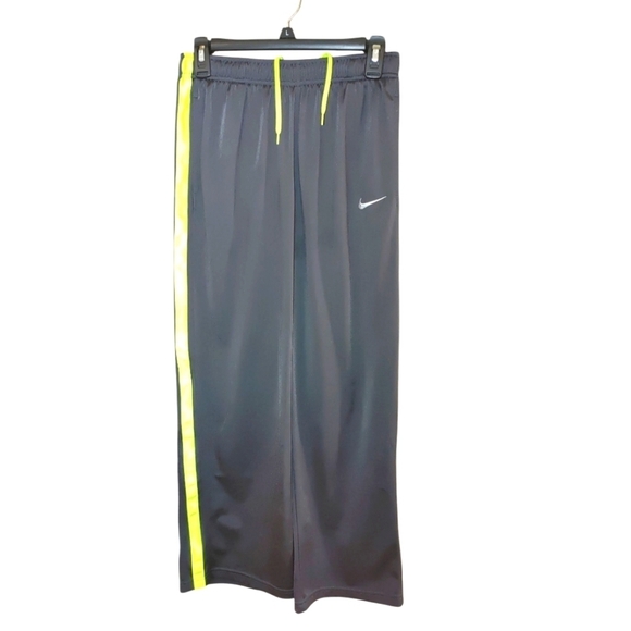 Nike Pants - Nike Gray and Yellow Sweatpants for Active Comfort, Size XL